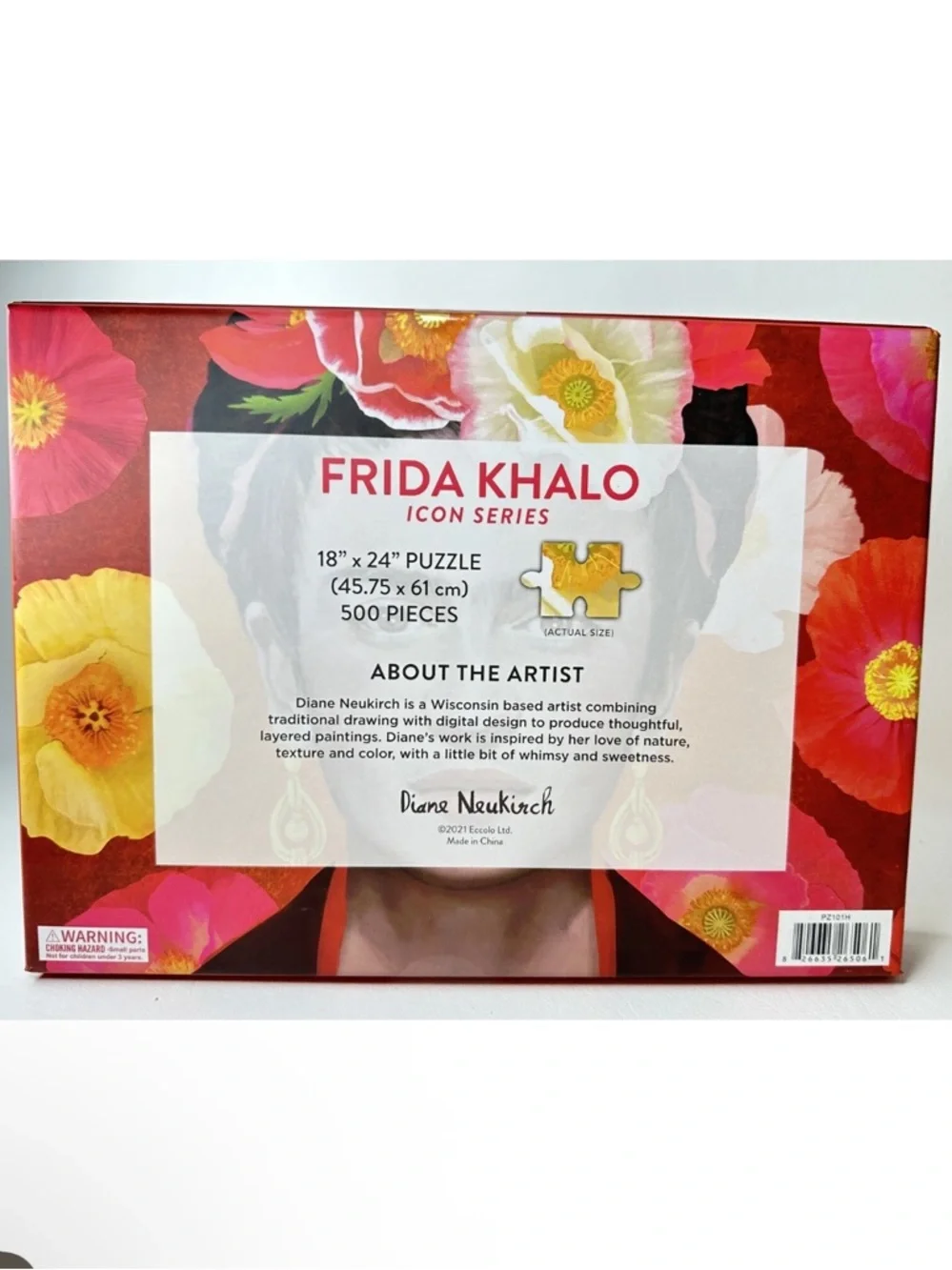 Frida Khalo 500-piece Jigsaw Puzzle by Diane Neukirch - Picture 2 of 2